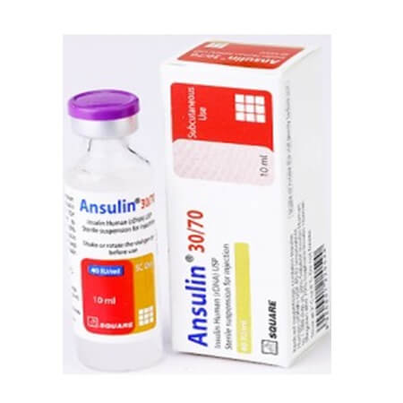 Ansulin 30 /70 40IU (10ml) Injection