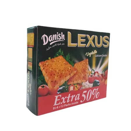 Danish Lexus Vegetable Calcium Crackers