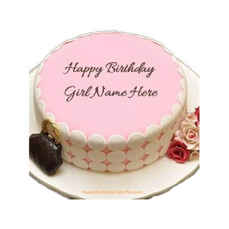 Pink Cute Birthday Cake