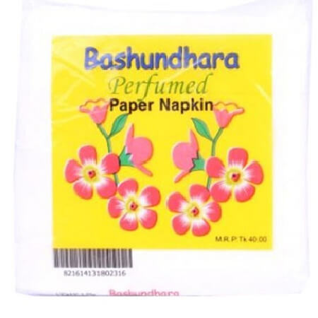 Bashundhara Perfumed Paper Napkin 13  1 ply