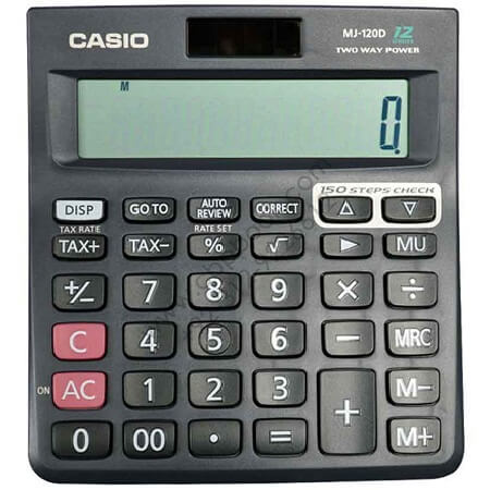 Casio Calculator 12 Digit ( MJ-120 D )