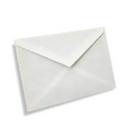 White Envelope (7.5X5.5) Inch