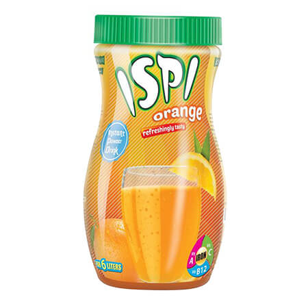 Ispi Instant Powder Drink Jar  Orange