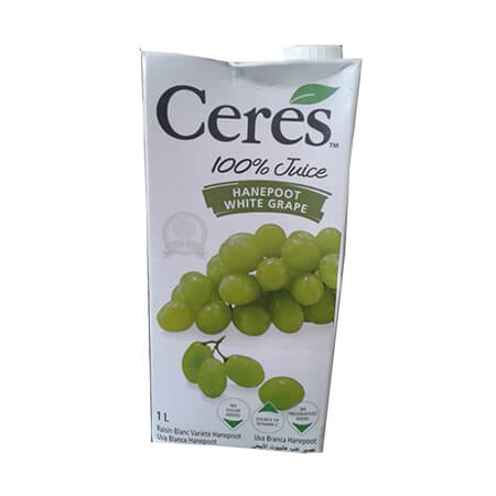 Ceres 100 Hanepoot  White Grape  Juice