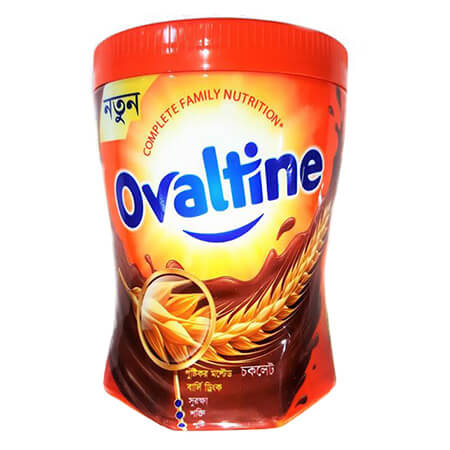 Ovaltine Malted Chocolate Barley Drink Jar