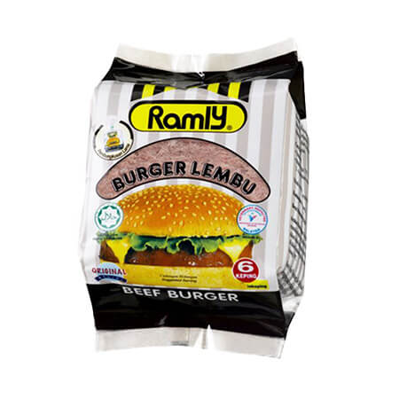 Ramly Beef Burger (Lembu) 6 pcs