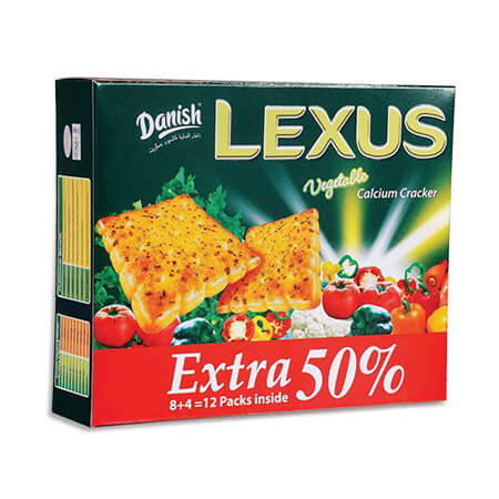 Danish Lexus Vegetable Calcium  Crackers