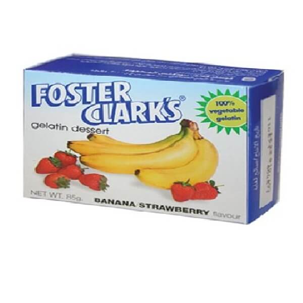 Foster Clarks Gelatin Dessert Banana Strawberry