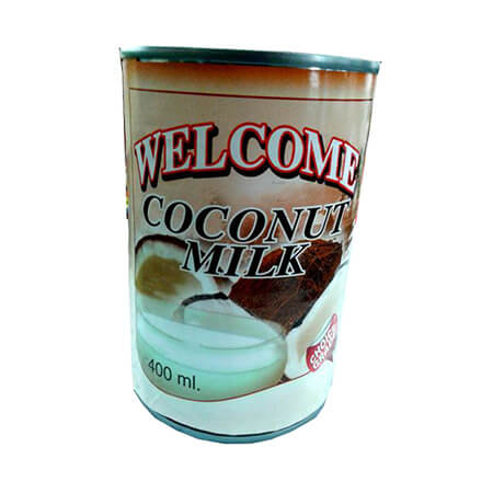 Welcome Coconut Milk Can