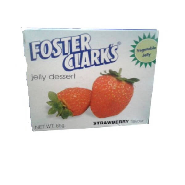 Foster Clarks Vegetables Jelly Dessert Strawberry