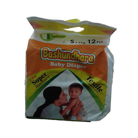 Bashundhara Baby Diaper (Belt System) Mini Series XL (11-25 kg)