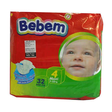 Bebem Baby Diaper Maxi 4 (7 -18 kg)