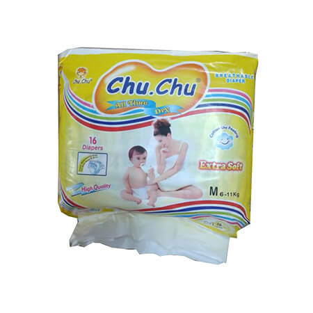 Chu Chu Baby Diaper (Belt System) M (6-11 kg)