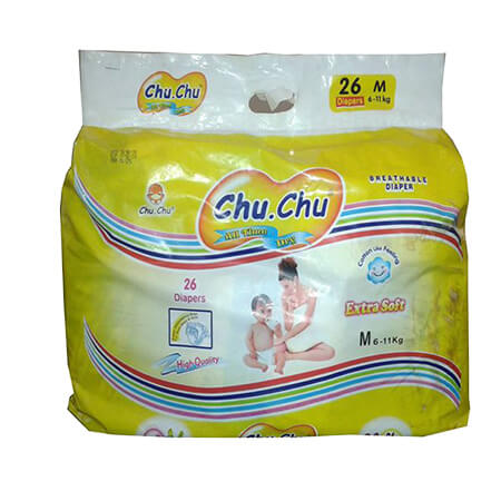 Chu Chu Baby Diaper (Belt System) M (6-11 kg)