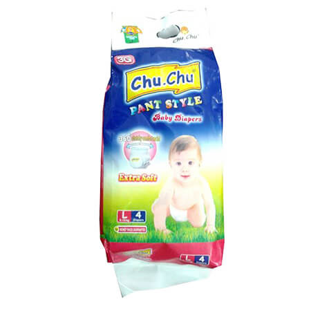 Chu Chu Baby Diaper (Pant System)  L (8-15-kg)