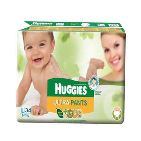 Huggies Baby Diaper Ultra (Belt System) L (8-13-kg)
