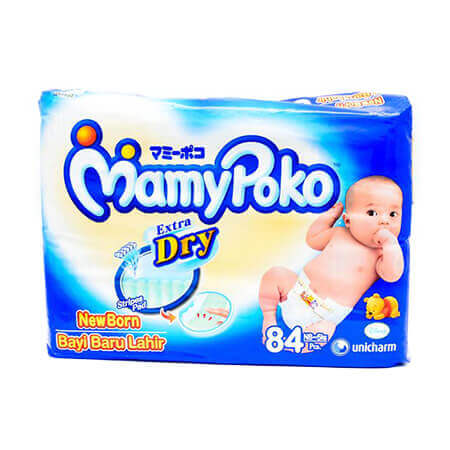 Mamypoko Dry Baby Diaper (Belt System ) Thai New Born (Up to-5 kg)