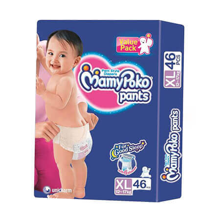 Mamypoko Pants Diaper (Pant System) XL (12-17 kg)