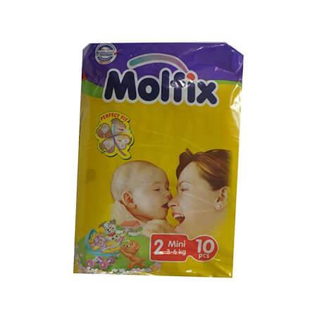 Molfix baby Diaper 2 (Belt System ) Mini (3 -6 kg)