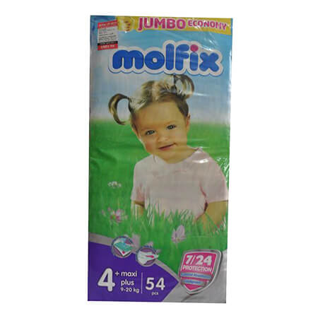 Molfix Baby Diaper Maxi Plus Jumbo (9-16 kg)