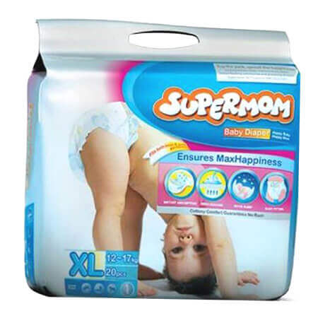 Supermom Baby Diaper ( Belt System)  XL (12-17 kg)