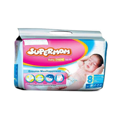 Supermom Baby Diaper (Belt System) S (New Born 8 kg )