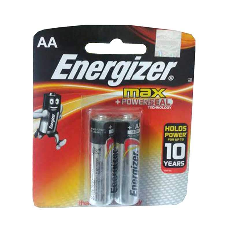Energizer Max 1.5V AA Battery 2 pcs