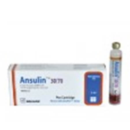 Ansulin 30/70 (100 IU/ml) Pen Cartridge