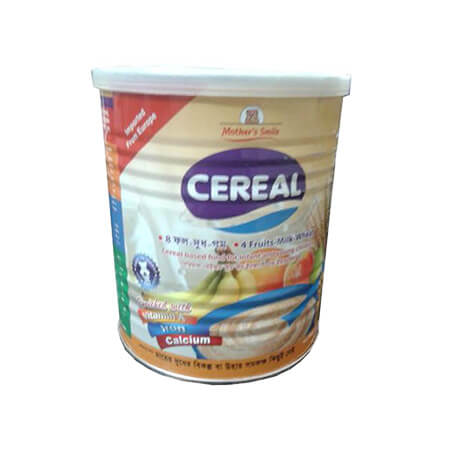 Mothers Smile 4 Fruitsmilk Wheat Cereal Tin