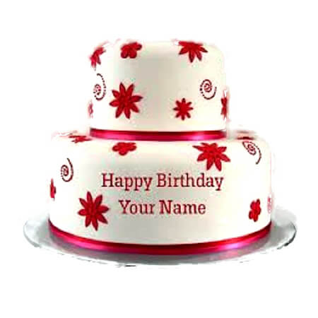 Star Layered Birthday Cake