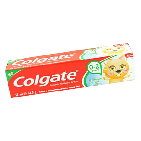 Colgate Anticavity Baby Strawberry Toothpaste (0-2 years) 50 gm
