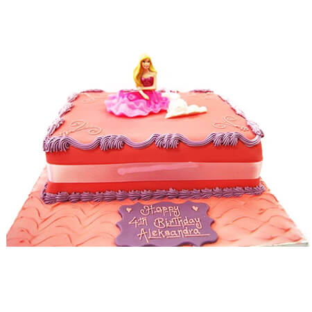 Cute Doll Birthday Cake