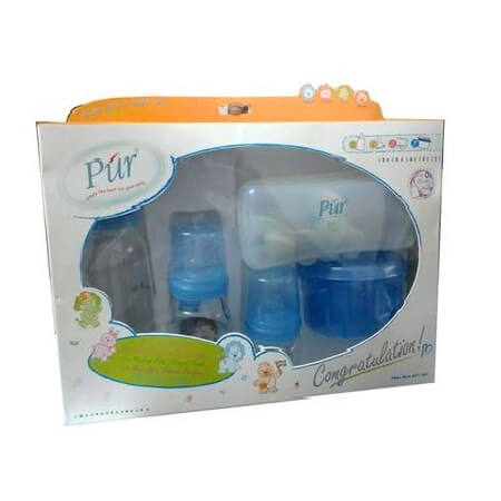 Pur Baby New Born Gift Blue R7001 Set