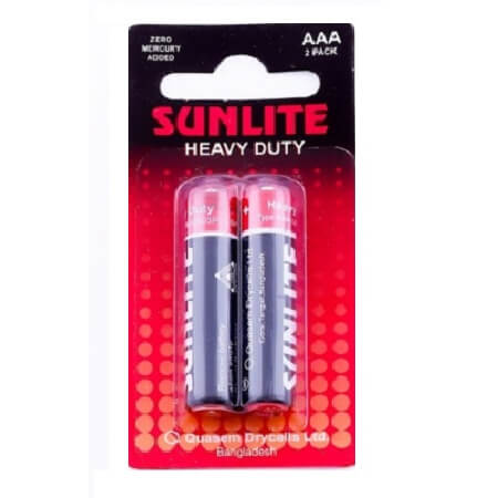 Sunlite Heavy Duty AAA Battery 2 pcs