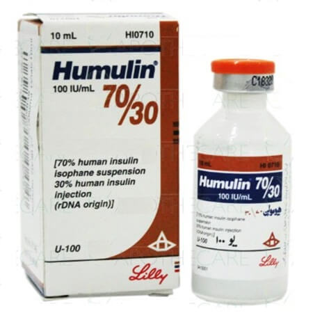 Humulin 70/30 vial